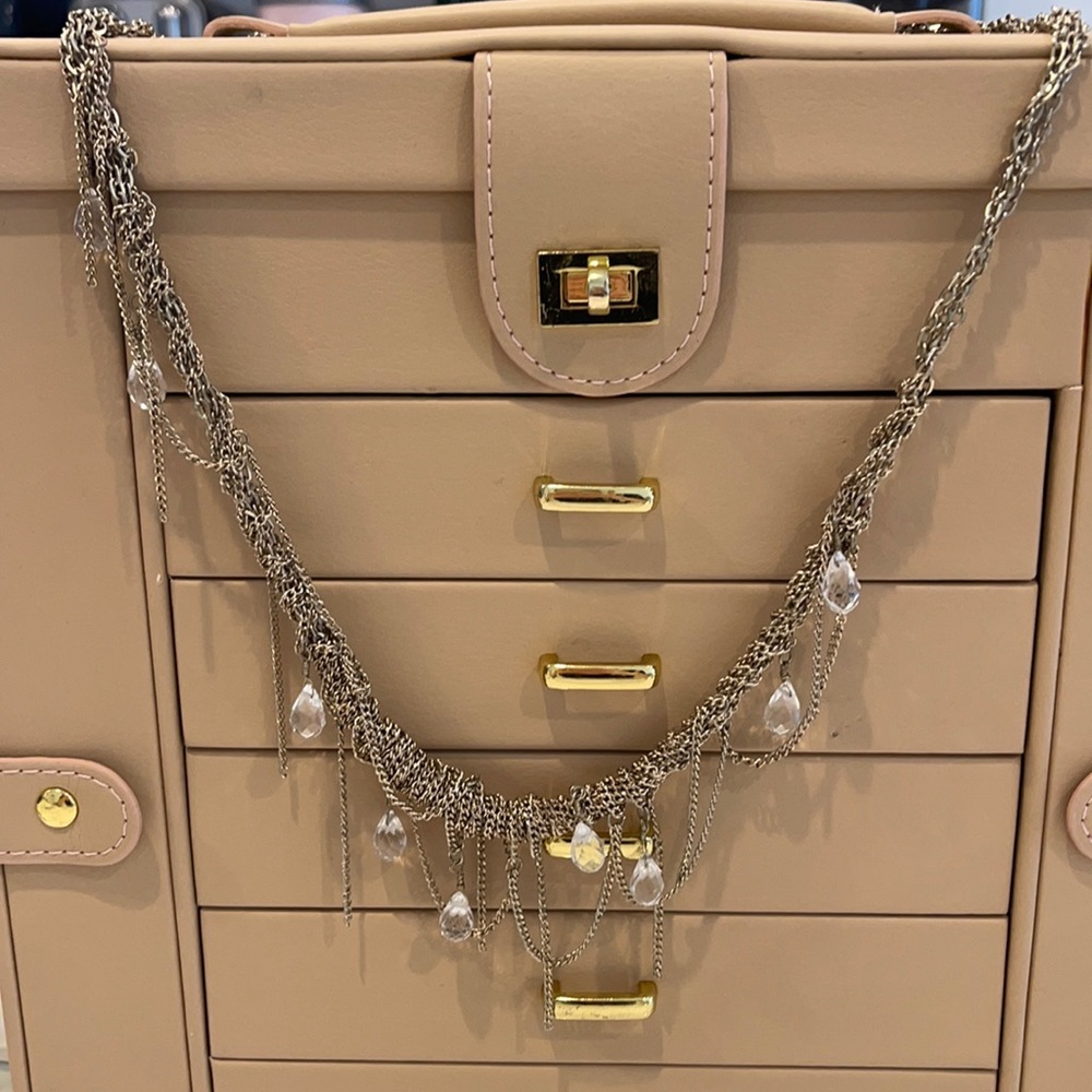 Rhinestone Charm Necklace
